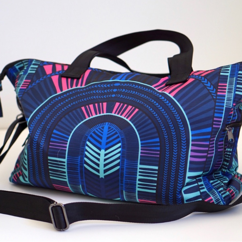 Mara Hoffman Active Gym Bag in Voyager Blue